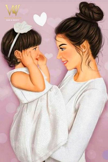 Top nhiều hơn 97 tranh vẽ mẹ và con gái hay nhất thtantai2eduvn