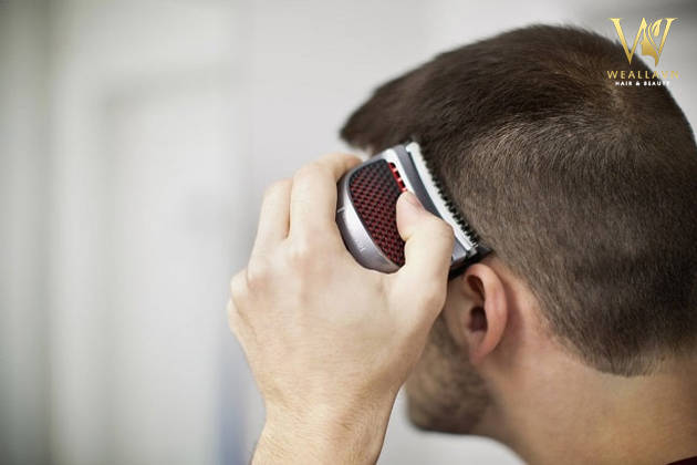Sử dụng tông đơ khi cắt tóc cho nam tại nhà