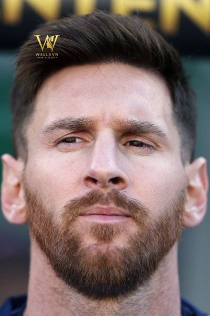 Messi với mái tóc Inthecut mạnh mẽ