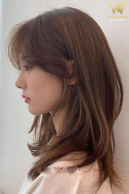 Mẫu tóc tỉa layer Hàn Quốc đẹp