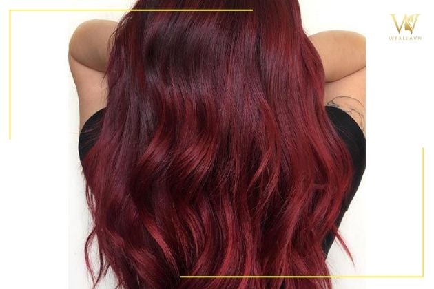 Nhuộm tóc màu đỏ mận là gì