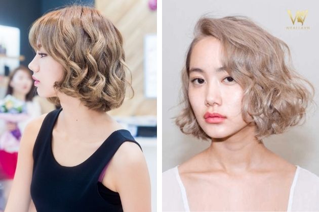 Những kiểu tóc ngắn xoăn đẹp trẻ trung cho phụ nữ U40 hot nhất 2018