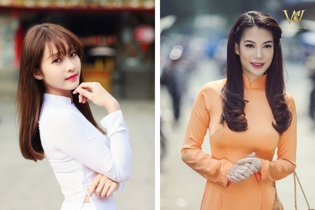 Cùng chiêm ngưỡng hình ảnh về kiểu tóc phong cách, lạ mắt, độc đáo kết hợp với chiếc áo dài truyền thống Việt Nam. Sự kết hợp này chắc chắn sẽ làm bạn nổi bật tại bất cứ sự kiện quan trọng nào.