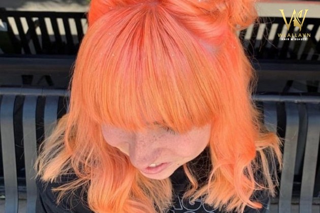 Tóc hồng đào Neon Peach
