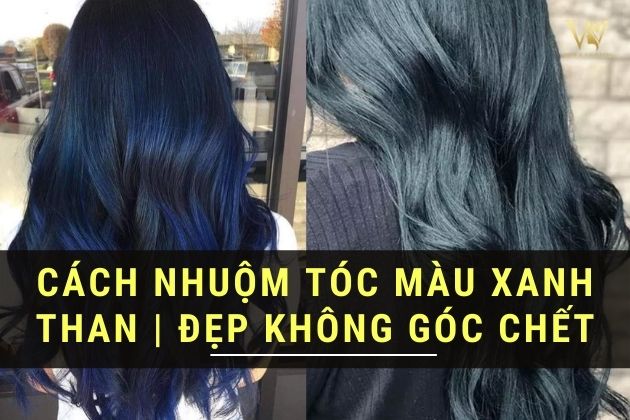 Nếu bạn muốn tạo cho mình điểm nhấn độc đáo, hãy thử thay đổi màu tóc thành màu xanh than. Đây là màu tóc đang rất thịnh hành và đang được nhiều người ưa chuộng. Hãy xem hình ảnh liên quan để tìm kiếm cảm hứng cho tóc của bạn.