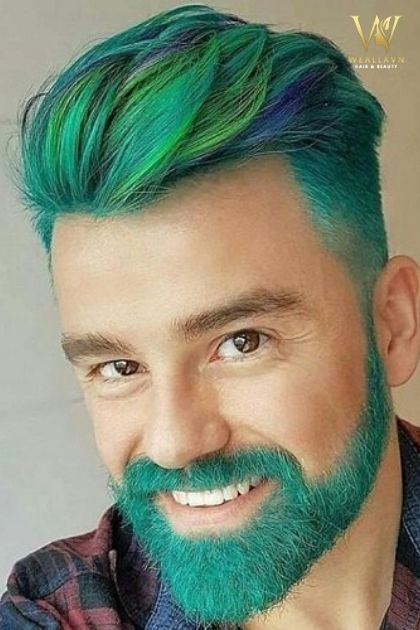Tuyệt Vời: 7 Kiểu nhuộm tóc màu xanh rêu nam đẹp nhất 2021,2022