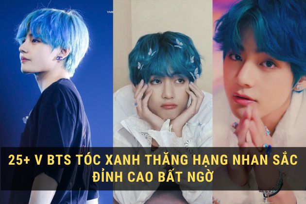 TÁM KPOP V BTS khiến fans thương nhớ với mái tóc xanh Facebook