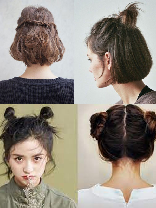 19+ Các mẫu tóc ngắn dễ thương được yêu thích nhất năm 2023 Buộc tóc ngắn đơn giản trẻ trung