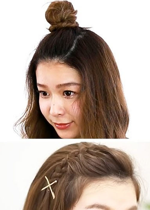 Học ngay 6+ Cách cột tóc mái gọn gàng ghi điểm người nhìn Cách cột dễ thương cho mái dài