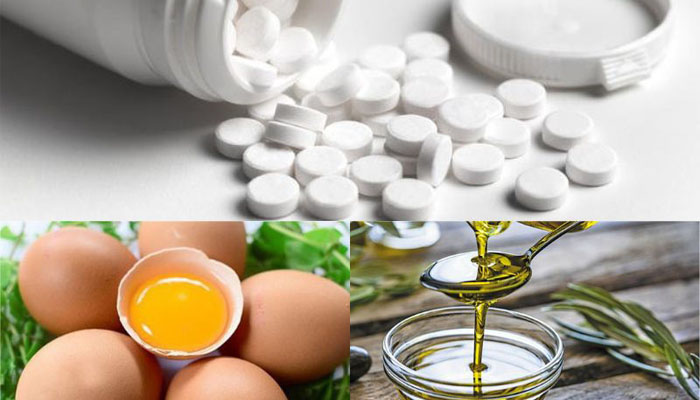 Học ngày 4+ Cách gội đầu bằng B1 tóc bóng mượt nhanh dài Cách gội đầu bằng B1 với trứng gà và dầu oliu