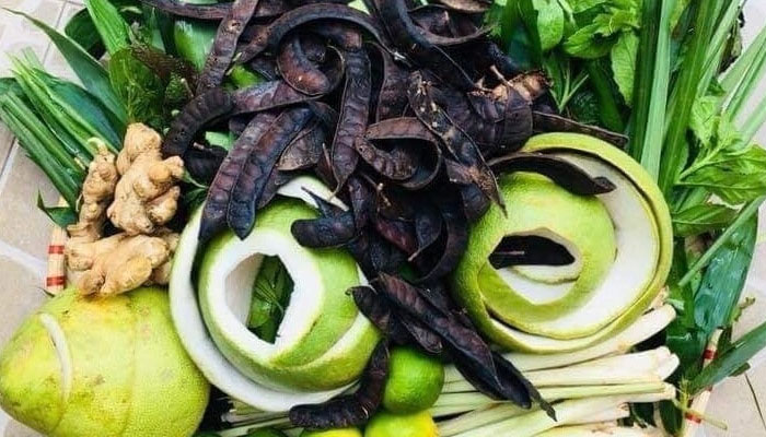 Cách gội đầu bằng bồ kết giúp mái tóc đen mượt, sạch gàu Cách gội đầu bằng trái bồ kết và vỏ bưởi