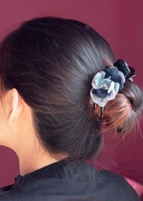 "Hướng dẫn" chị em cách kẹp tóc kiểu hàn quốc chuẩn như gái Hàn Cách kẹp tóc càng cua củ tỏi