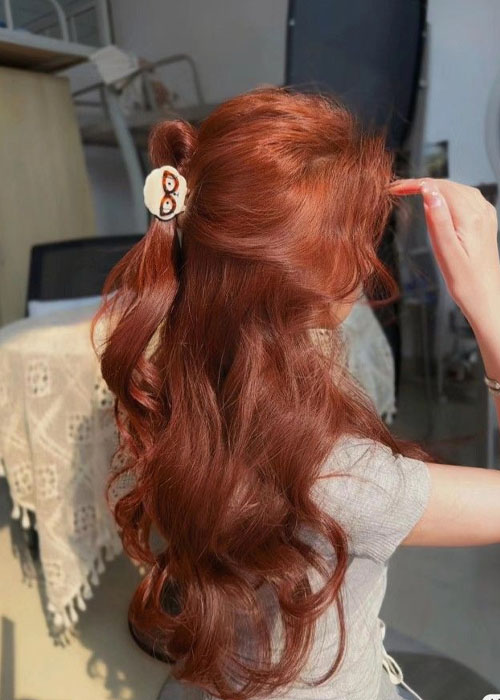 Gợi ý #14 kiểu tóc nhuộm màu cam | Thu hút, quyến rũ cho chị em Cam đất dịu dàng mà vẫn nổi bật
