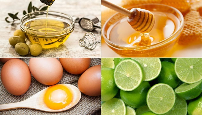 8+ Cách trị rụng tóc bằng dầu oliu mọc và dày nhanh sau 1 tuần Dùng dầu Oliu, mật ong, lòng đỏ trứng gà trộn với nước cốt chanh