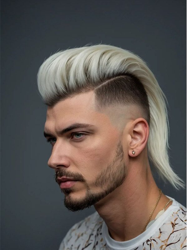 Thử ngay #11 Tóc kiểu Mohican để gáy cho nam | “Chất như nước cất" Kiểu tóc mohican uốn
