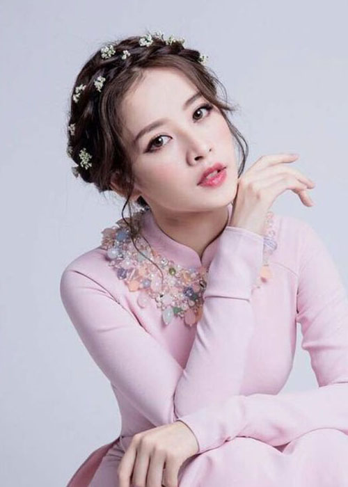 #10+ Kiểu tóc ngắn mặc với áo dài dành cho thiếu nữ xinh đẹp Kiểu tóc ngắn áo dài tết vương miện