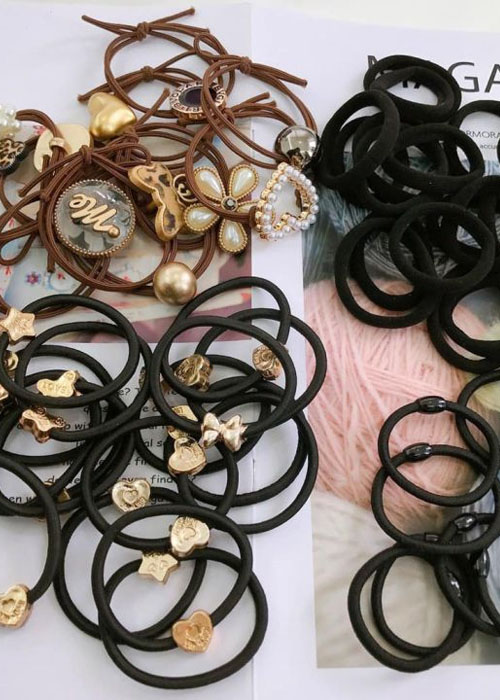 "Điểm mặt" 7+ Cách búi tóc bằng thun #Đơn giản # Dễ dàng Lựa chọn loại dây buộc tóc