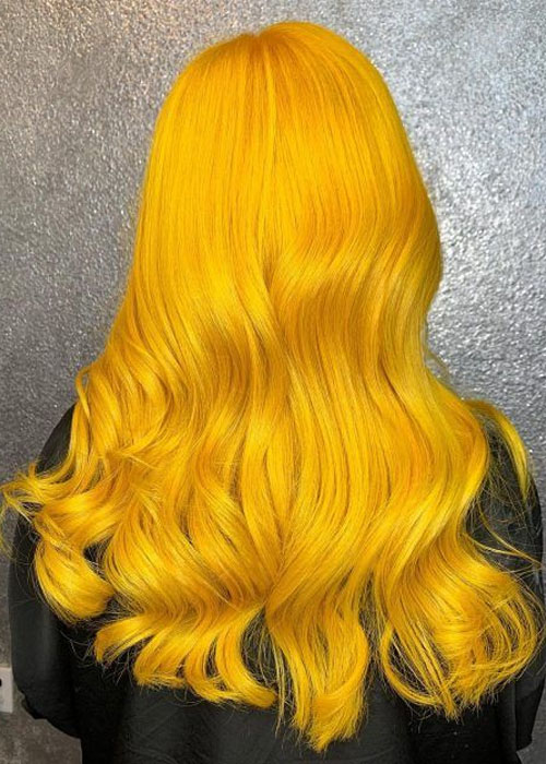 TOP 5+ Mẫu tóc nhuộm màu vàng chanh cá tính độc đáo nổi bật Màu tóc Cosmis Sunshine hot trend