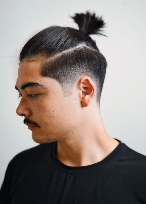 30+ Mẫu tóc undercut nam tính thu hút mọi ánh nhìn chị em Mẫu tóc undercut top knot lấy nhấn ở đỉnh đầu