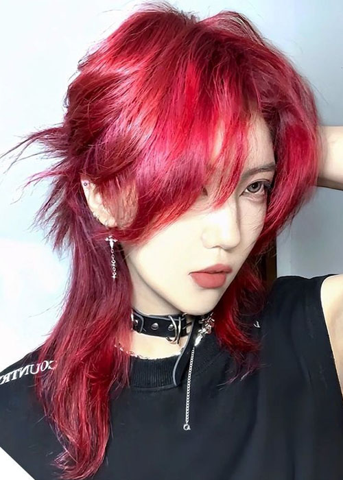 Top 14 kiểu nhuộm màu tóc đỏ hồng để chàng mê ngay trong 1s Nhuộm tóc màu hồng đậm ánh đỏ