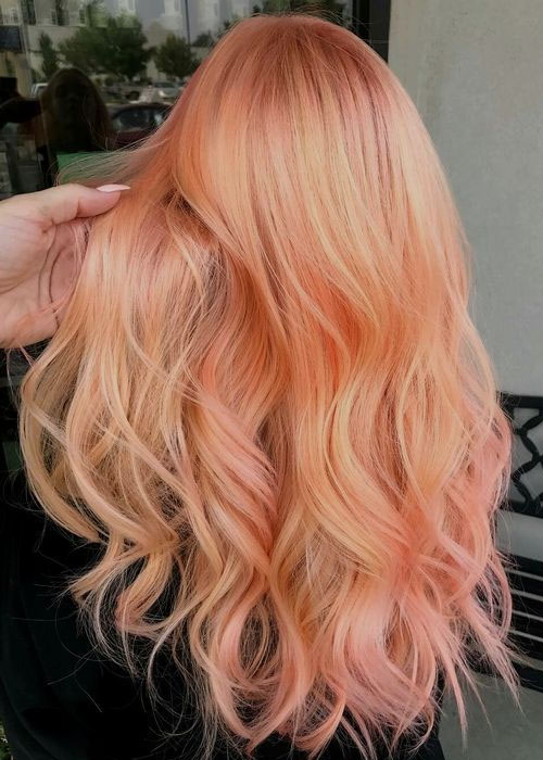 Tóc màu hồng gold - Thời thượng và sành điệu nhất hệ mặt trời Nhuộm tóc màu rose gold ngả vàng