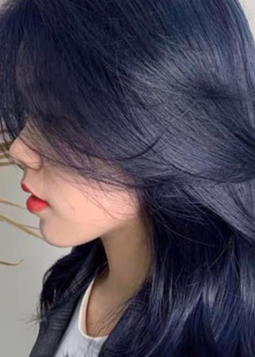 Tổng hợp nhuộm tóc màu tím xanh #ĐỘC #LẠ nhưng cực xinh !! Nhuộm tóc màu tím xanh đen