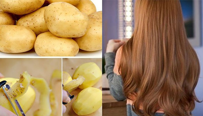 Hô biến 5 cách làm tóc vàng mà không cần nhuộm từ thiên nhiên Nhuộm tóc vàng bằng khoai tây