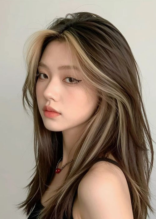 Giao mùa ấn tượng với 9+ Mẫu tóc màu nâu caramel ngọt ngào Nổi bật cùng tóc layer ngang vai highlight màu caramel sáng