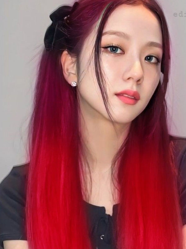 12+ Kiểu Jisoo tóc đỏ đốn tìm người hâm mộ Sang chảnh đầy kiêu kì