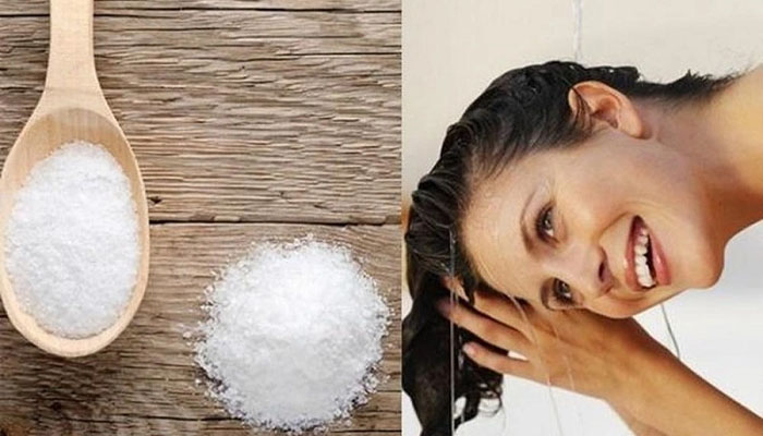 5 cách làm tóc nhanh dài bằng muối chỉ trong 1 tuần Sử dụng muối biển để gội đầu