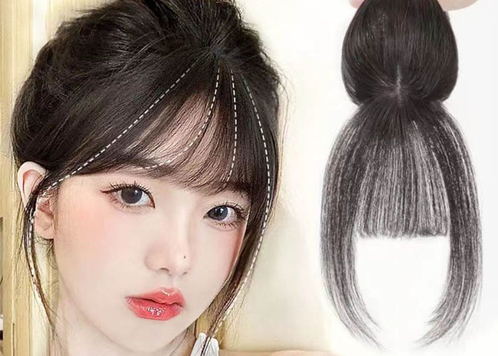 Tóc giả nguyên đầu mái thưa và 1001 điều nàng nên biết Tại sao nên dùng tóc giả nguyên đầu bằng mái thưa