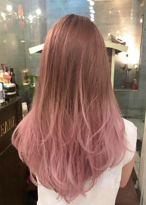 【13+】Mẫu nhuộm tóc nâu hồng dễ thương nhất thập kỷ qua Tóc màu Ombre /highlight nâu hồng
