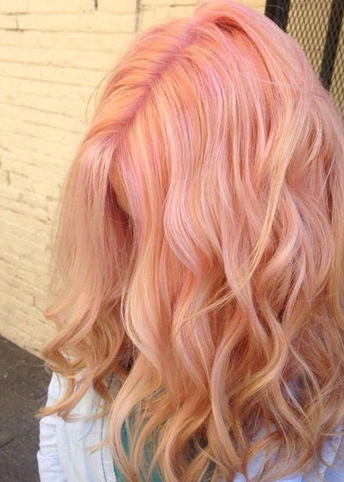Tóc màu hồng gold - Thời thượng và sành điệu nhất hệ mặt trời Tóc màu rose gold Balayage