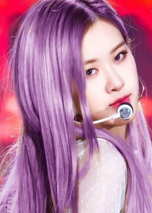 Top 12 thời điểm Rose tóc tím khói "gây sốt" MXH Tóc tím khói Rose BlackPink