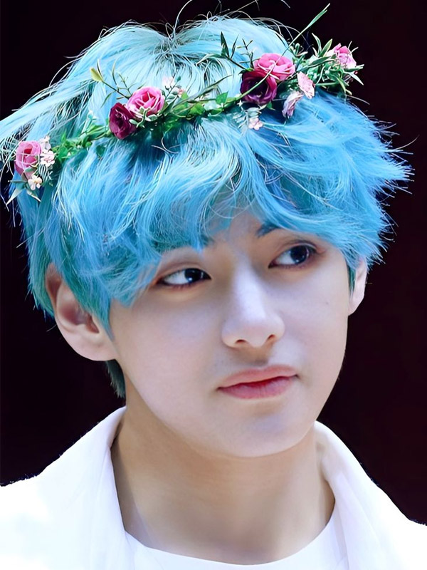 Tóc xanh dương của V BTS