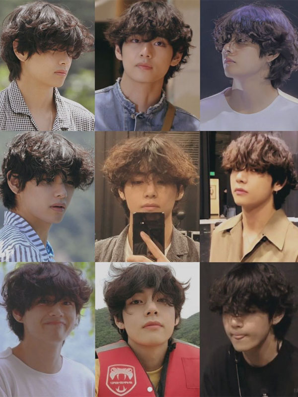11+ V BTS tóc xoăn #Hot trendy #Thời thượng V BTS tóc xoăn