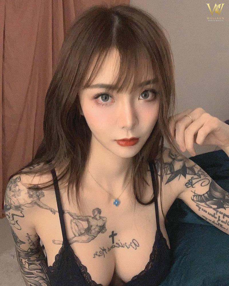 ảnh con gái xăm hình