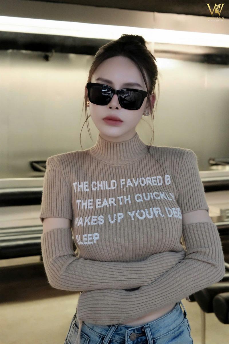 ảnh gái đeo kính