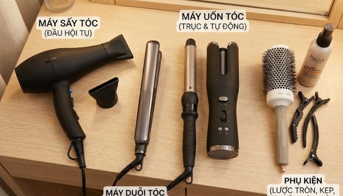 9 Cách làm tóc dày hơn tại nhà - Tóc khỏe và dài nhanh sau 7 ngày các thiết bị tạo kiểu tóc