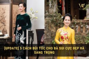 Kiểu tóc búi dành cho bà sui