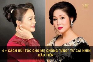 Búi tóc đẹp cho mẹ chồng