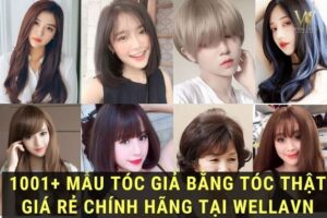 BST 1001 mẫu tóc giả bằng tóc thật giá rẻ chính hãng tại Wellavn