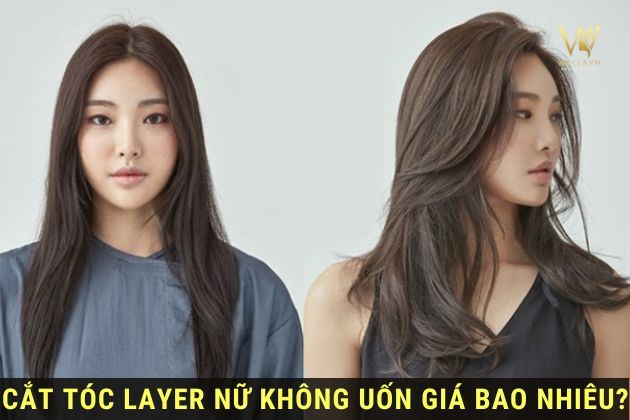 kiểu tóc layer nữ không uốn