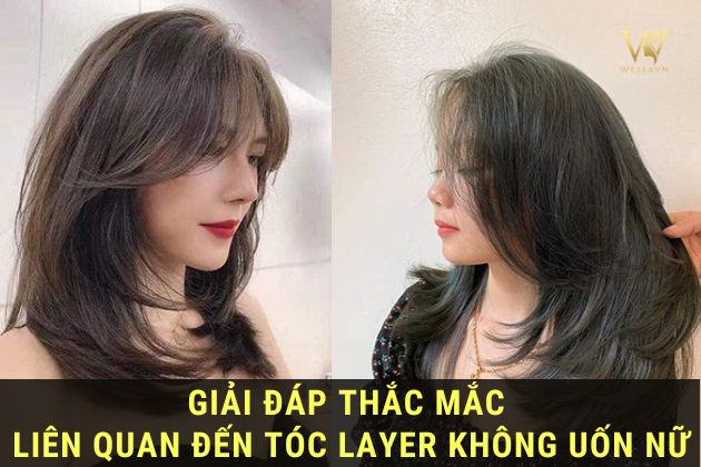 kiểu tóc layer nữ không uốn