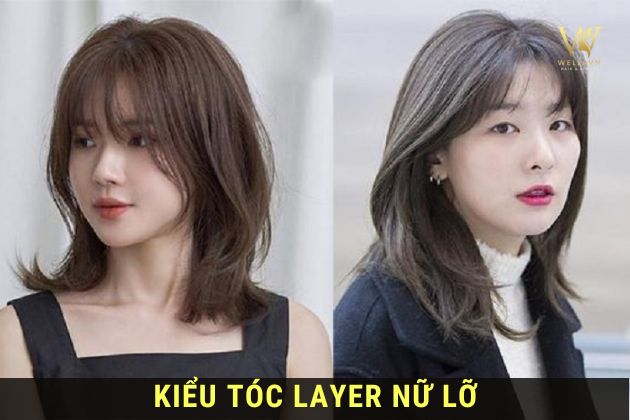 kiểu tóc layer nữ không uốn