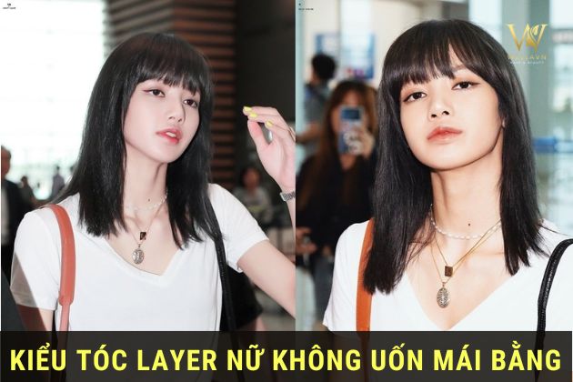 kiểu tóc layer nữ không uốn