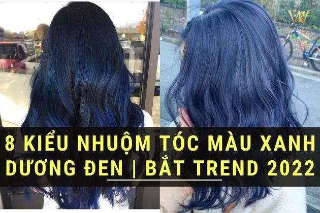 Tóc nhuộm xanh dương đen là gì?