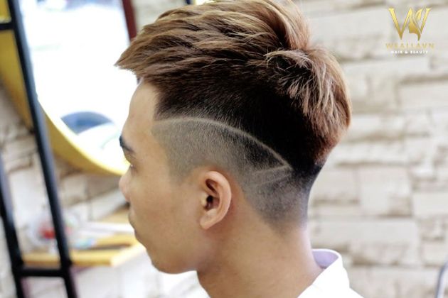 tóc mohican nhuộm màu gì đẹp hạt dẻ