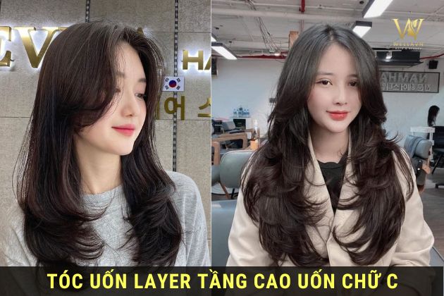 Mái tóc uốn chữ C