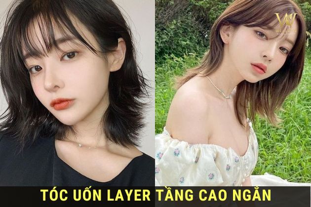 Kiểu tóc ngắn Layer tầng cao